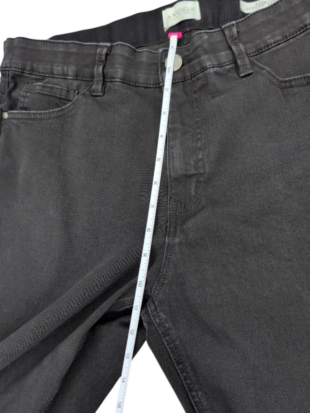 Angels Forever Young Everluxe Sculpt Women Skinny Jeans Stretch Waistband 14/32 - Picture 5 of 8